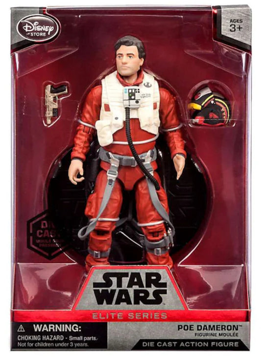 Disney Store Star Wars Elite Series Poe Dameron Exclusive Die cast Figure