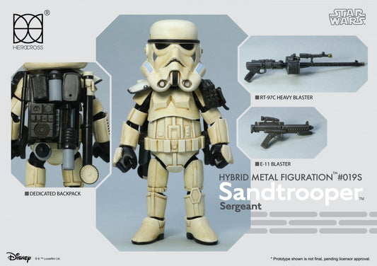 HEROCROSS Hybrid Metal STAR WARS Sand Trooper Sergeant HMF#019S