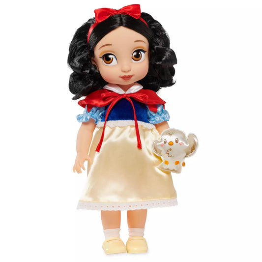 Disney Store Official Animators Collection Snow White Doll, 39cm Molded Details Fully Posable Toy in Satin Dress